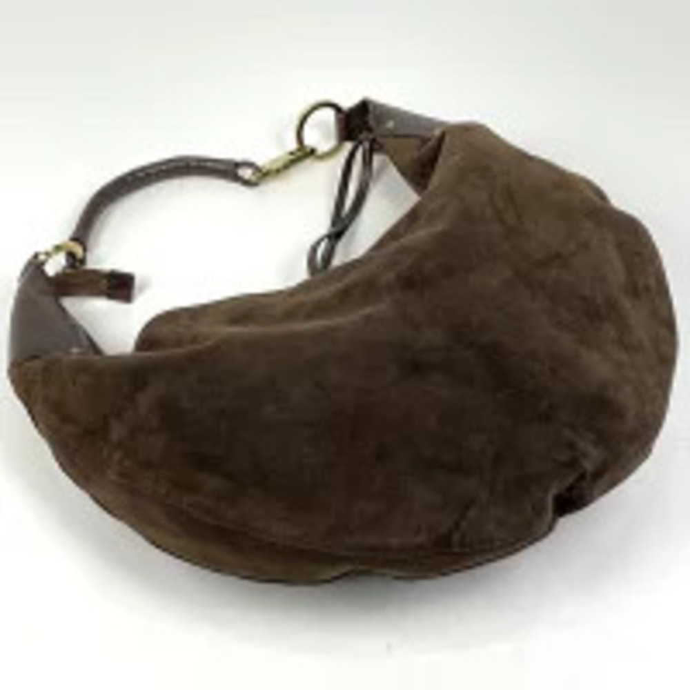 Gucci shoulder bag suede brown - Picture 2 of 7